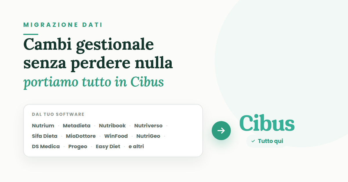 Cambiare gestionale senza perdere niente: la migrazione dei dati a Cibus